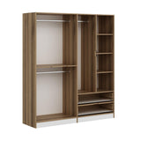 Dulap Haine Elina - 7926, Auriu, 185x52x208 cm