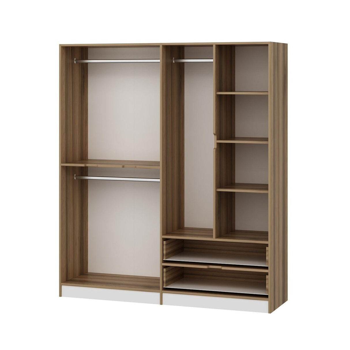 Dulap Haine Elina - 7926, Auriu, 185x52x208 cm