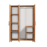 Dulap Haine Hedera 2, Stejar, 189x48x120 cm