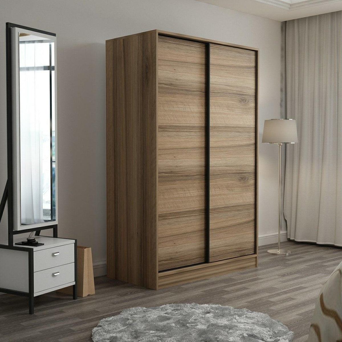 Dulap Haine Kale - 2319, Stejar, 120x210x52 cm
