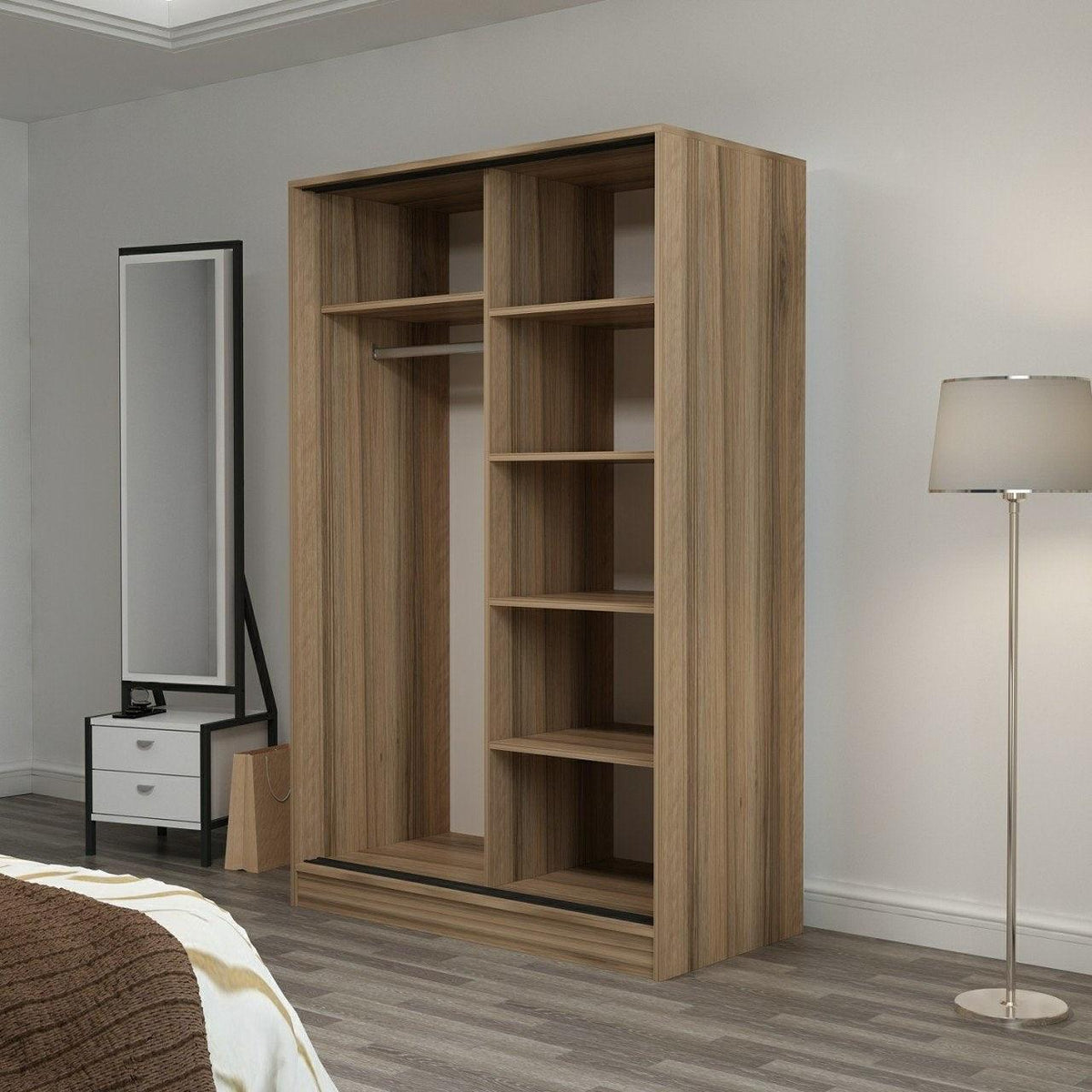 Dulap Haine Kale - 2319, Stejar, 120x210x52 cm