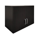 Dulap Athos cu 6 usi, sertare si loft, 240x42x240 cm - Nuc