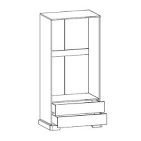 Dulap Jaden frunze duble, Stejar Auriu alb antic, 101x62x198 cm