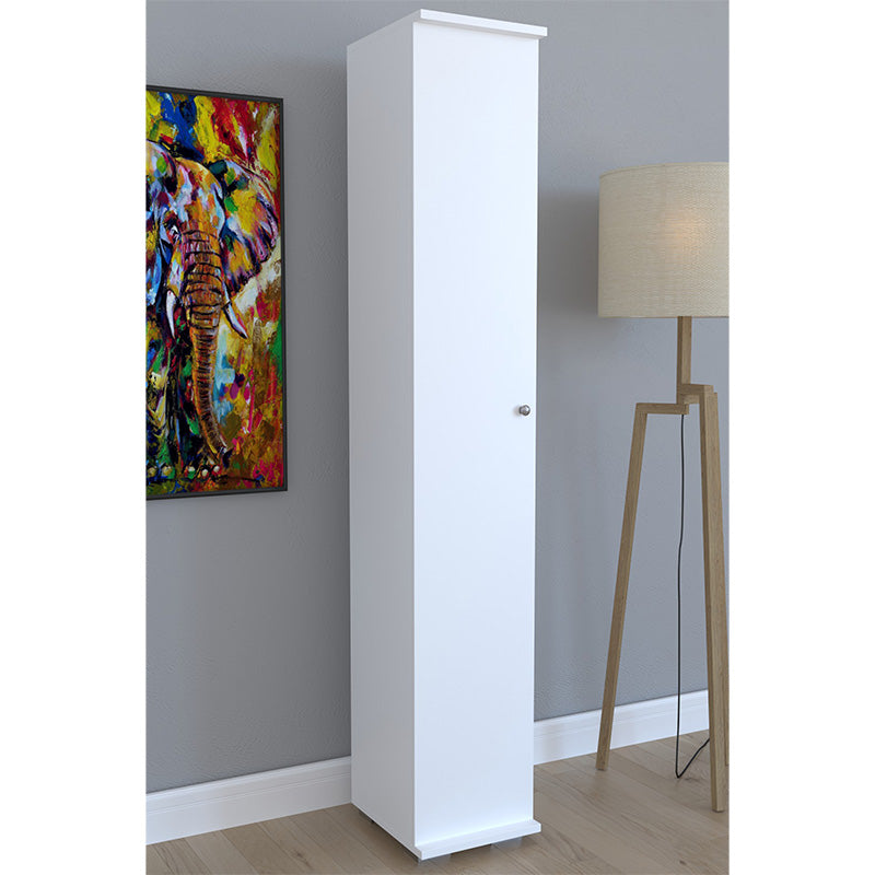 Dulap Juan, alb, 30x35x177 cm