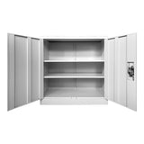 Dulap multifunctional Armon, Metal, 90x45x90 cm - Gri