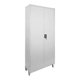 Dulap multifunctional Ugren, Metal, 90x40x190 cm - Gri