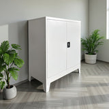Dulap multifunctional Armon, Metal, 90x45x100 cm - Gri