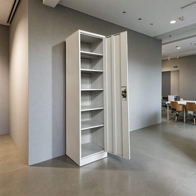 Dulap multifunctional Koya, Metal, 45x50x180 cm - Gri