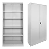 Dulap multifunctional Ugren, Metal, 90x40x180 cm - Dulap multifunctional Ugren, Metal, 90x40x180 cm - 378-000003