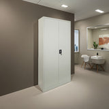 Dulap multifunctional Ugren, Metal, 90x40x180 cm - Gri