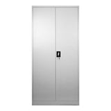 Dulap multifunctional Zogi, Metal, 90x45x180 cm - Gri