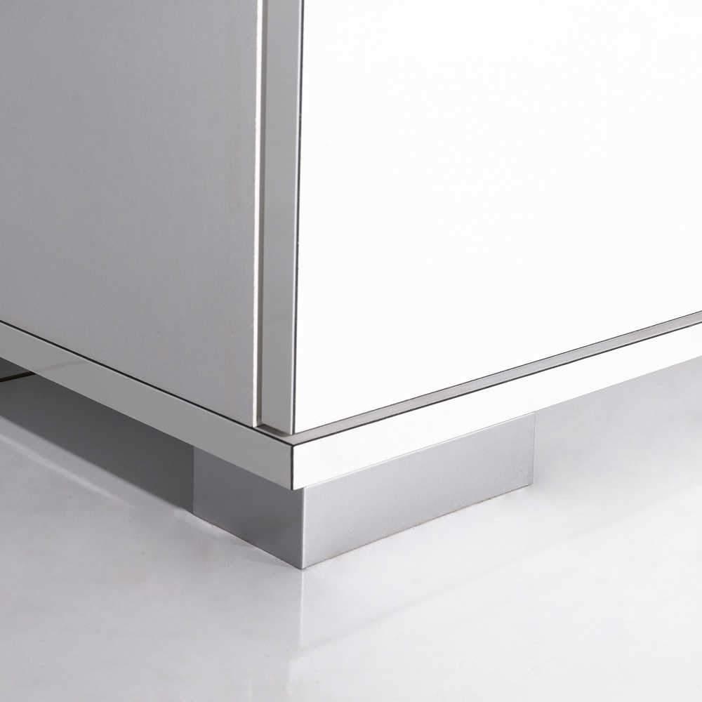 Dulap Multifunctional ADR-421-PP-1 Home Collection® Diamond, 2 usi, 1 sertar, Alb Lucios, 45x187x40 cm