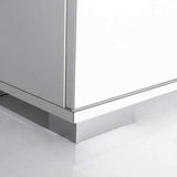 Dulap Multifunctional ADR-421-PP-1 Home Collection® Diamond, 2 usi, 1 sertar, Alb Lucios, 45x187x40 cm