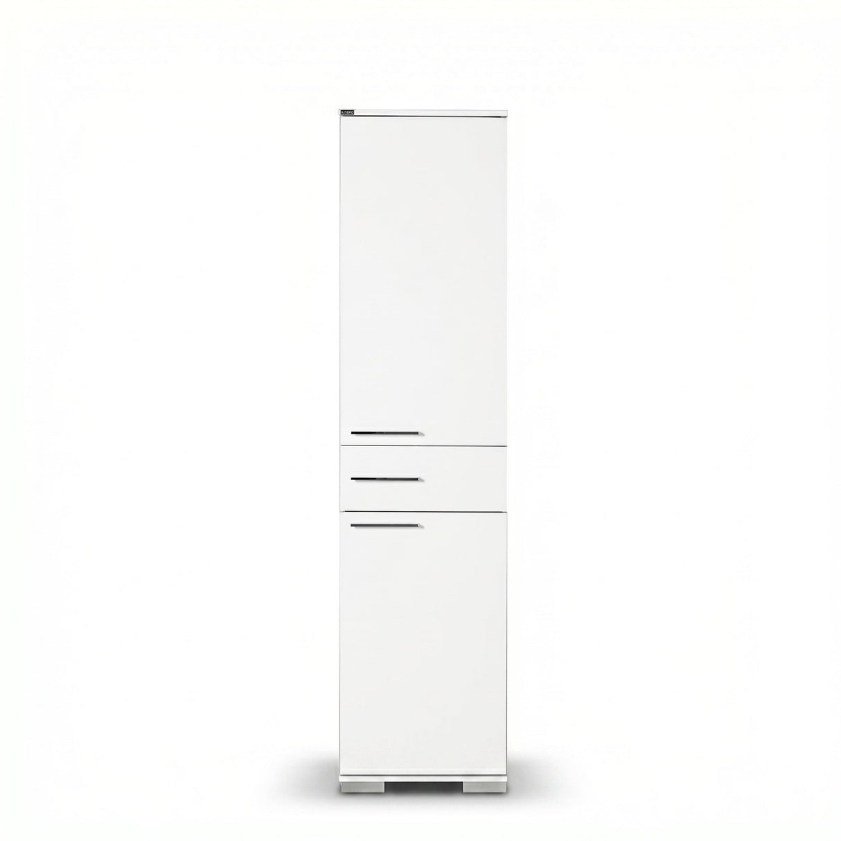 Dulap Multifunctional ADR-421-PP-1 Home Collection® Diamond, 2 usi, 1 sertar, Alb Lucios, 45x187x40 cm