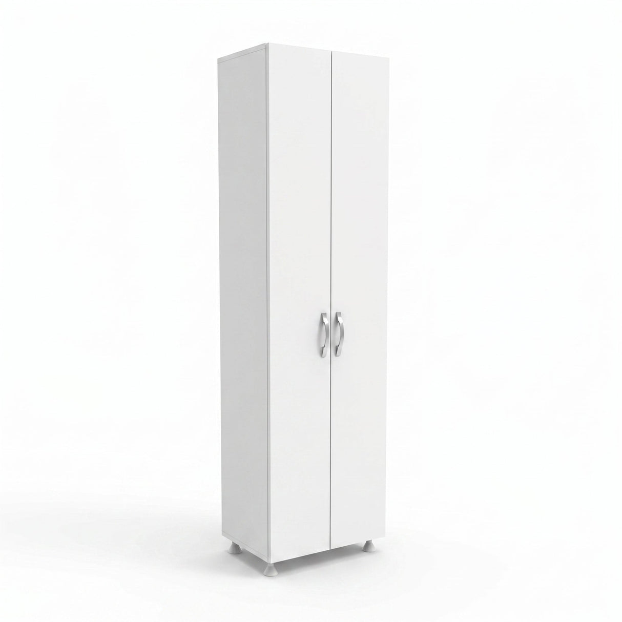 Dulap multifunctional A2622 Home Collection® Diamond, 8 rafturi, 2 Usi, Alb, 50x181x37 cm