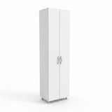 Dulap multifunctional A2622 Home Collection® Diamond, 8 rafturi, 2 Usi, Alb, 50x181x37 cm