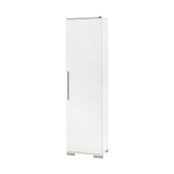 Dulap Multifunctional ADR-408-PP-1 Home Collection® Diamond, 8 rafturi, Usa reversibila, Alb, 50x187x35 cm