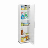 Dulap Multifunctional ADR-405-PP-1 Home Collection® Diamond, Usa reversibila, 5 rafturi, Alb, 45x169x32 cm