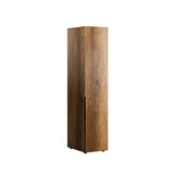 Dulap Multifunctional GRD-1710-DD-1 Home Collection® Oryana, 5 rafturi si umeras, usa reversibila, Alb - Nuc, 45x210x62 cm - Nuc | SKU: GRD-1710-DD-1, GRD-1710-OO-1
