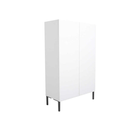 Dulap Multifunctional SHC-820-DD-1 Home Collection® Pool cu 2 usi si 6 rafturi, Alb, 72x119x34 cm