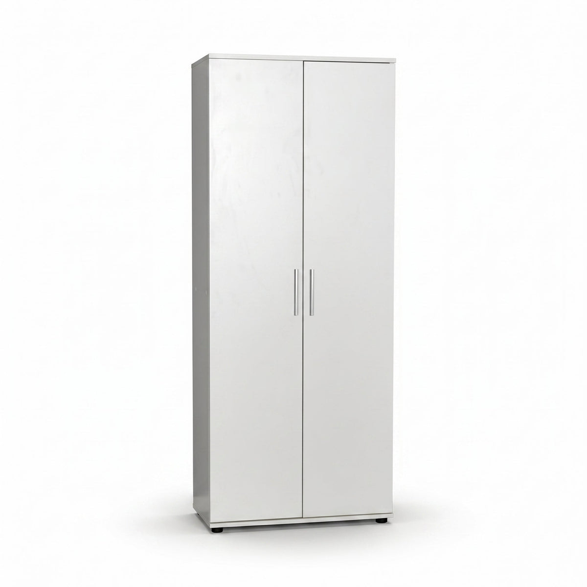 Dulap Multifunctional Adore Porto, 2 usi, 8 rafturi, Alb, 76x187x36 cm, detaliu produs | SKU: SHC-529-BB-2