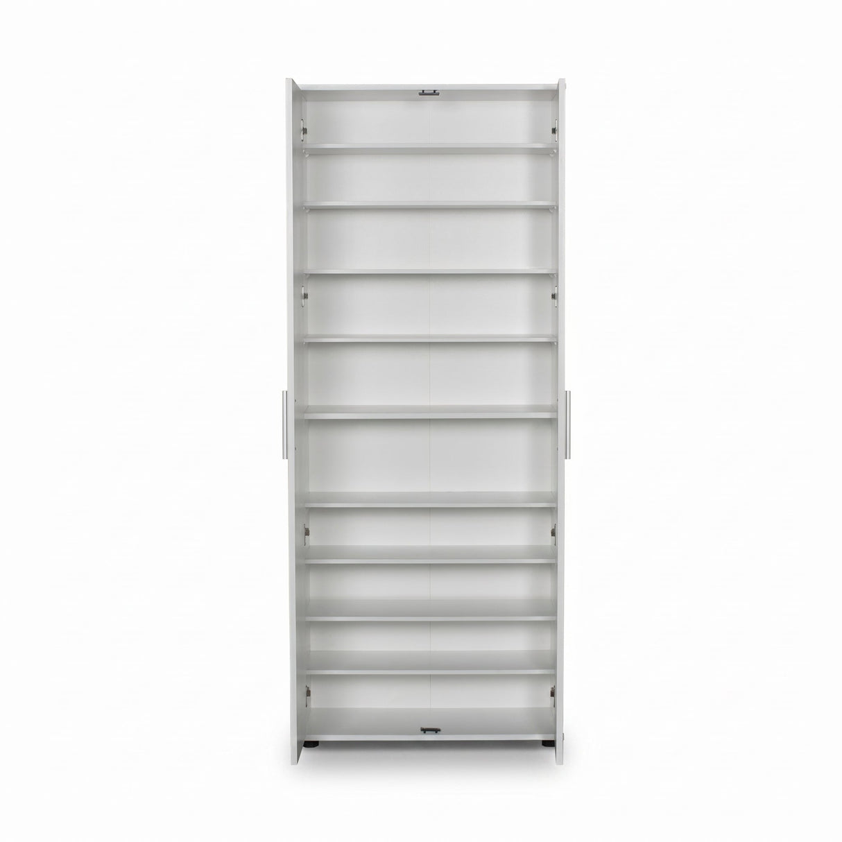 Dulap Multifunctional SHC-529-BB-2 Home Collection® Porto, 2 usi, 8 rafturi, Alb, 76x187x36 cm