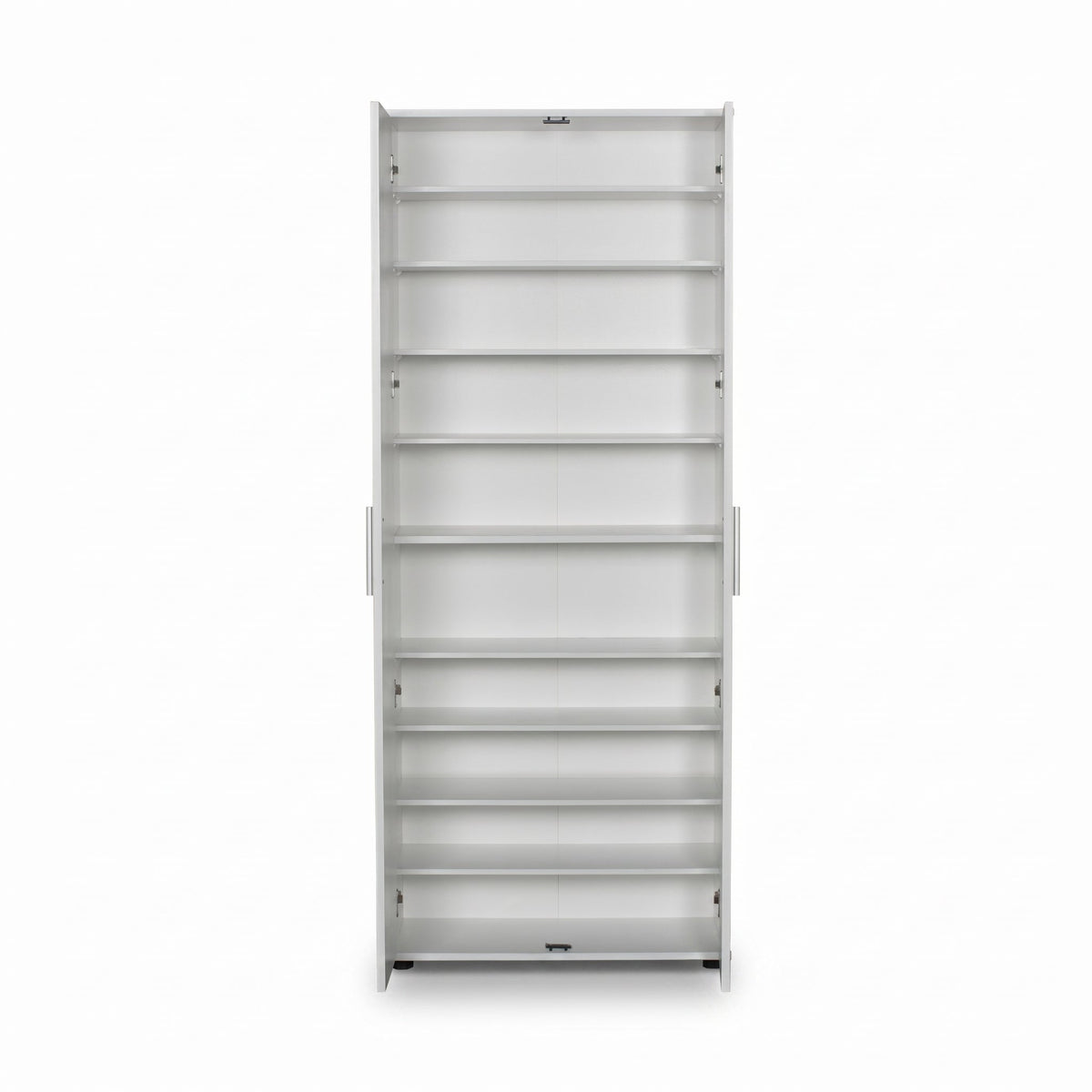Dulap Multifunctional Adore Porto, 2 usi, 8 rafturi, Alb, 76x187x36 cm, foto produs 8 | SKU: SHC-529-BB-2