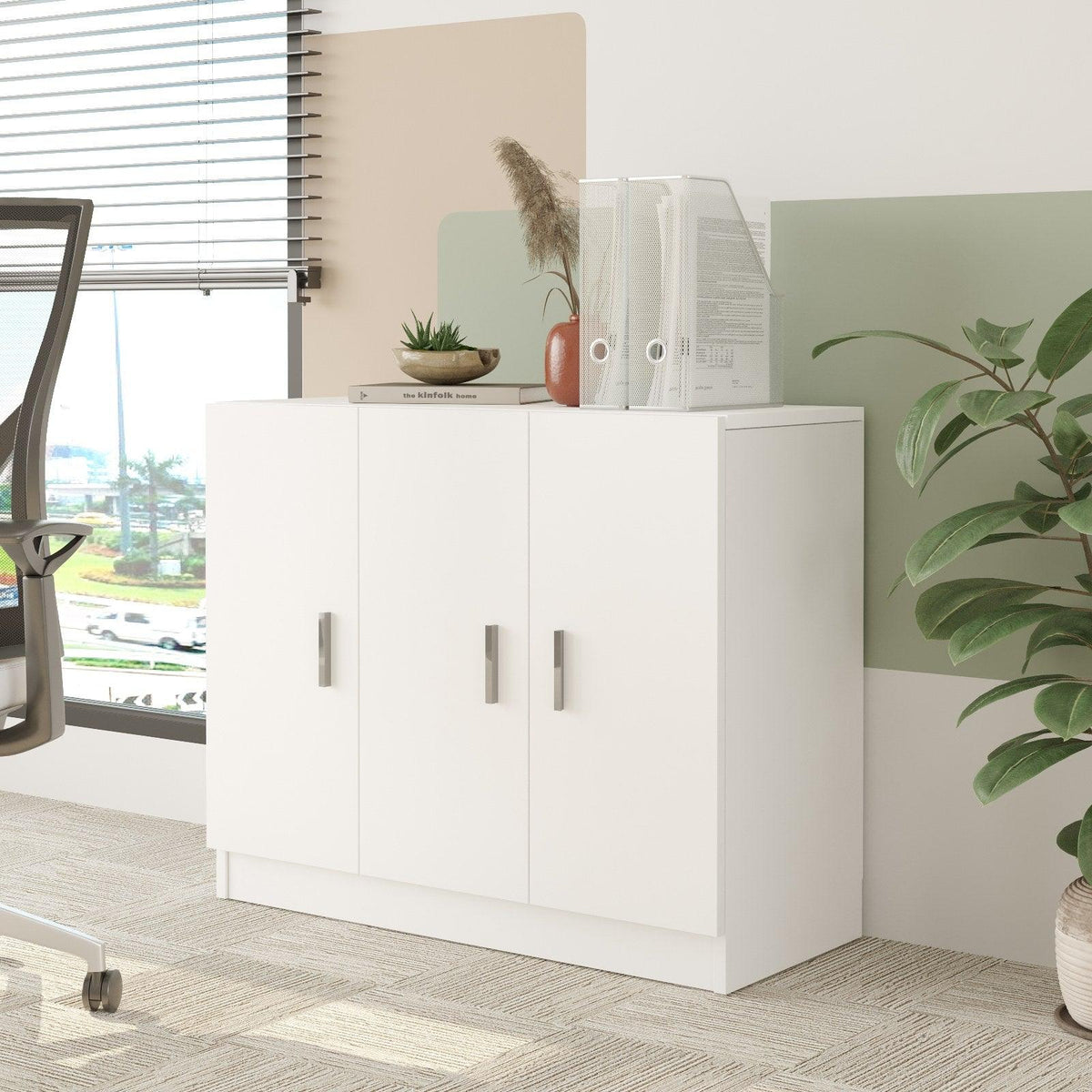 DULAP MULTIFUNCTIONAL AR3 - CA, Alb, 89 x 74 x 39 cm
