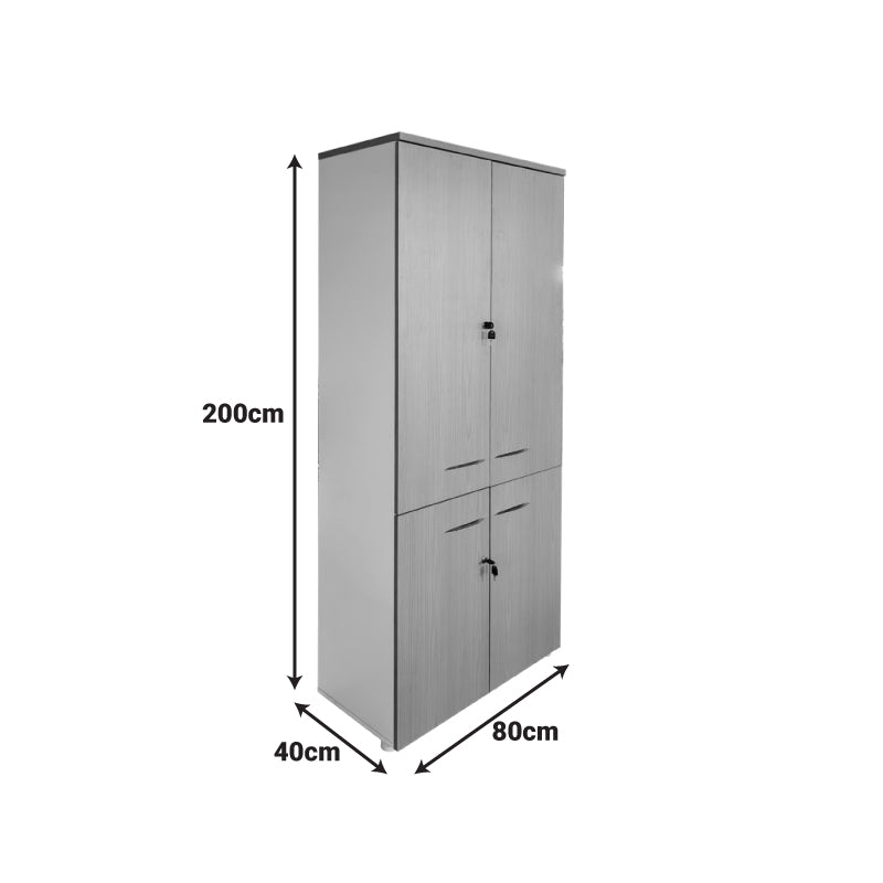 Dulap multifunctional Armadi, Sonoma, 80x40x200 cm, detaliu produs