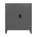 Dulap multifunctional Armon, Metal, 90x45x100 cm - Antracit