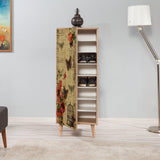 Dulap Multifunctional Filinta cu 2 Usi, Stejar, 50x38x135 cm
