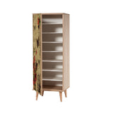 Dulap Multifunctional Filinta cu 2 Usi, Stejar, 50x38x135 cm