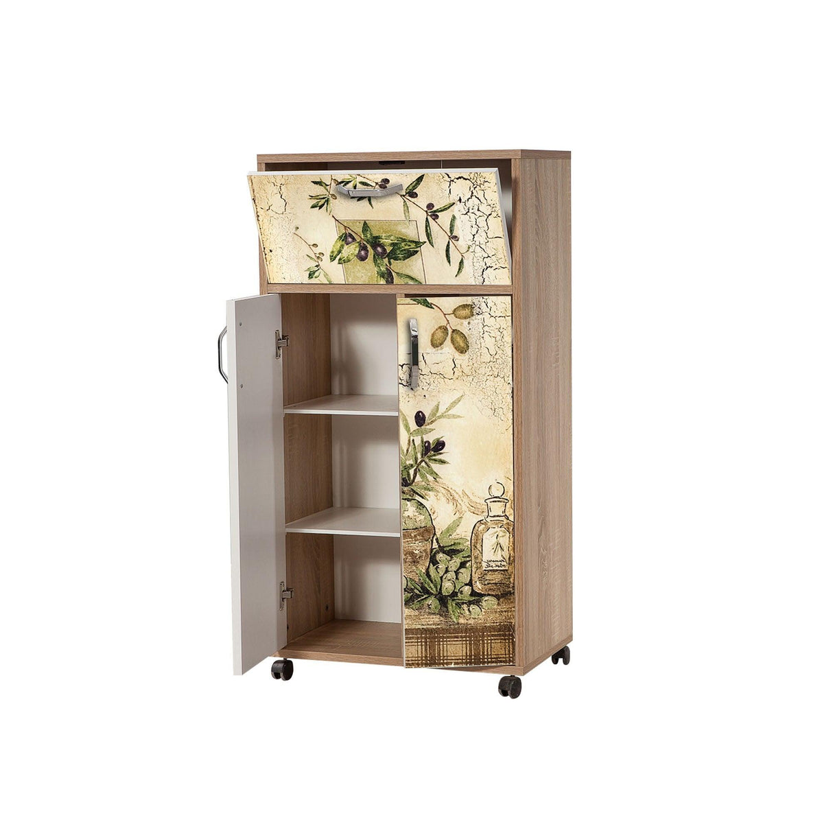 Dulap Multifunctional Kiler 3, Crem, 116x36x60 cm