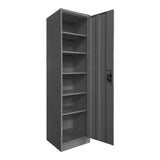 Dulap multifunctional Koya, Metal, 45x50x180 cm - Antracit