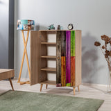 Dulap Multifunctional Multibox 10, Stejar Sonoma, 127x36x80 cm