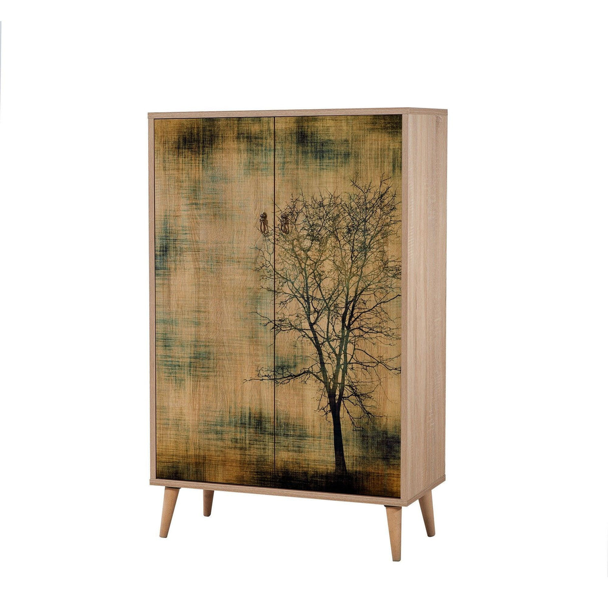 Dulap Multifunctional Multibox 13, Stejar Sonoma, 127x36x80 cm