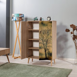 Dulap Multifunctional Multibox 13, Stejar Sonoma, 127x36x80 cm