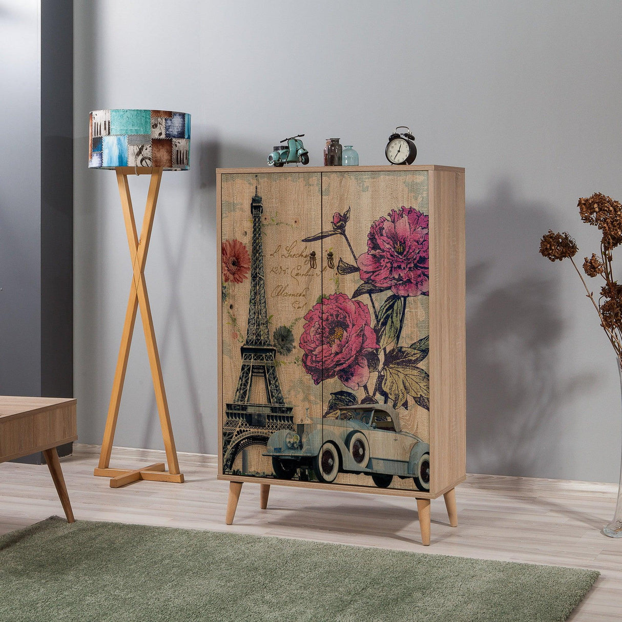 Dulap Multifunctional Multibox 14, Stejar Sonoma, 127x36x80 cm