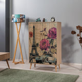 Dulap Multifunctional Multibox 14, Stejar Sonoma, 127x36x80 cm