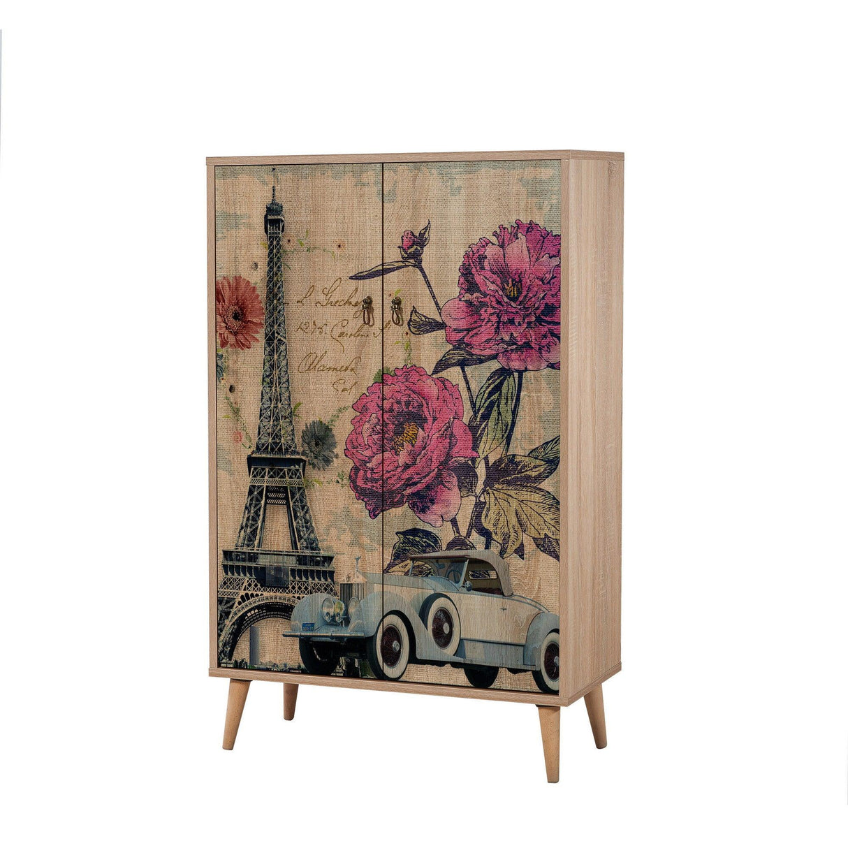 Dulap Multifunctional Multibox 14, Stejar Sonoma, 127x36x80 cm