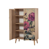 Dulap Multifunctional Multibox 14, Stejar Sonoma, 127x36x80 cm