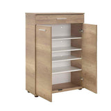 Dulap Multifuncțional pentru Hol, Baie sau Bucătărie, 2 Uși, 1 Sertar, Alb - Natur, 73x108x35 cm - Natur | SKU: ADR-521-TT-1