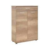 Dulap Multifuncțional pentru Hol, Baie sau Bucătărie, 2 Uși, 1 Sertar, Alb - Natur, 73x108x35 cm - Natur | SKU: ADR-521-TT-1