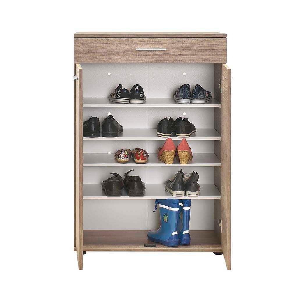 Dulap Multifuncțional pentru Hol, Baie sau Bucătărie, 2 Uși, 1 Sertar, Alb - Natur, 73x108x35 cm - Natur | SKU: ADR-521-TT-1