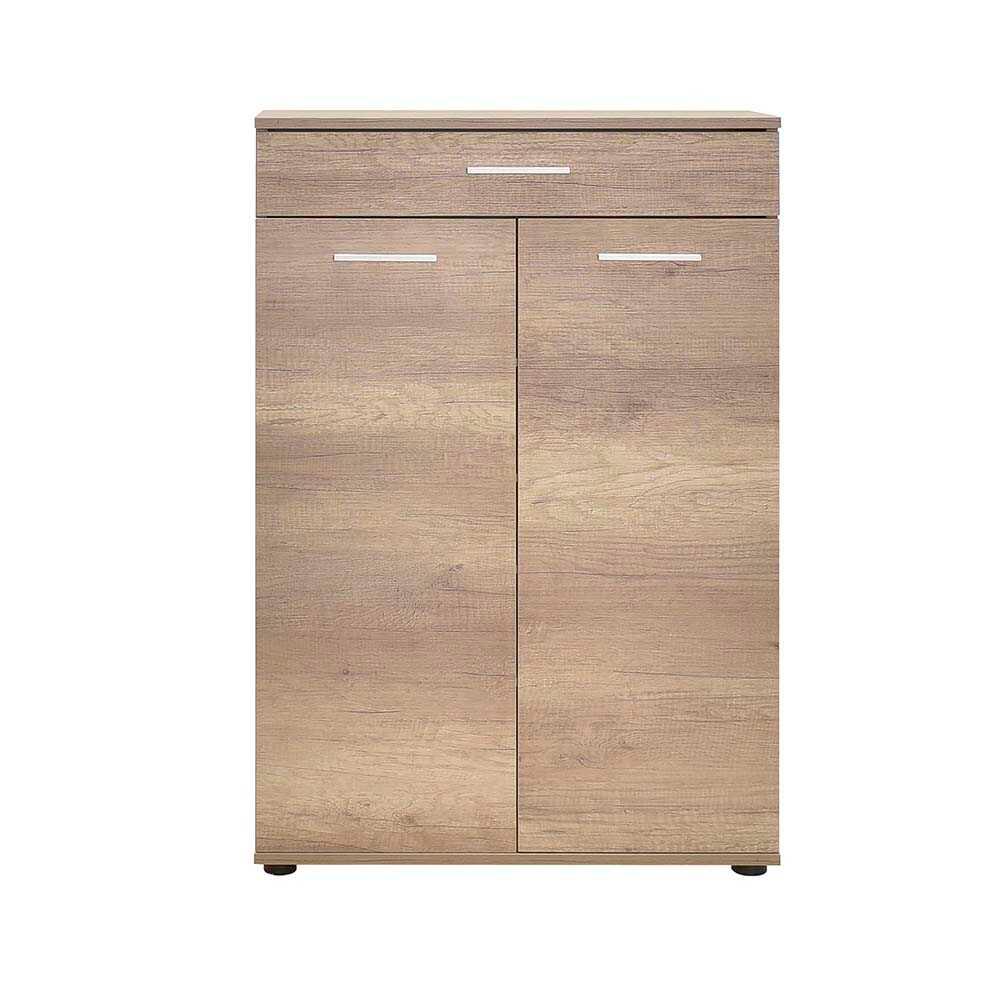 Dulap Multifuncțional pentru Hol, Baie sau Bucătărie, 2 Uși, 1 Sertar, Alb - Natur, 73x108x35 cm - Natur | SKU: ADR-521-TT-1