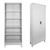 Dulap multifunctional Ugren, Metal, 70x40x190 cm - Dulap multifunctional Ugren, Metal, 70x40x190 cm