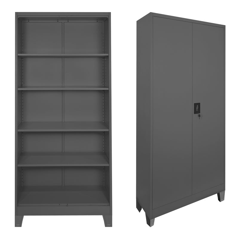 Dulap multifunctional Ugren, Metal, 90x40x190 cm - Dulap multifunctional Ugren, Metal, 90x40x190 cm