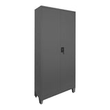 Dulap multifunctional Ugren, Metal, 90x40x190 cm - Antracit