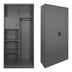 Dulap multifunctional Zogi, Metal, 90x45x180 cm