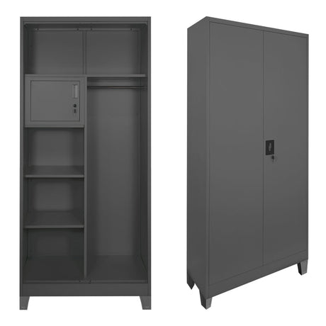 Dulap multifunctional Zogi, Metal, 90x45x190 cm